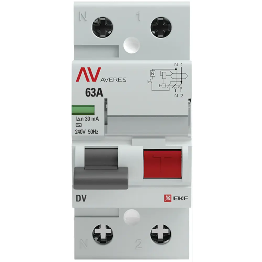 УЗО EKF Averes — защита от токов утечки для дома и офиса 84579896 STLM-0052257 - Вид №1