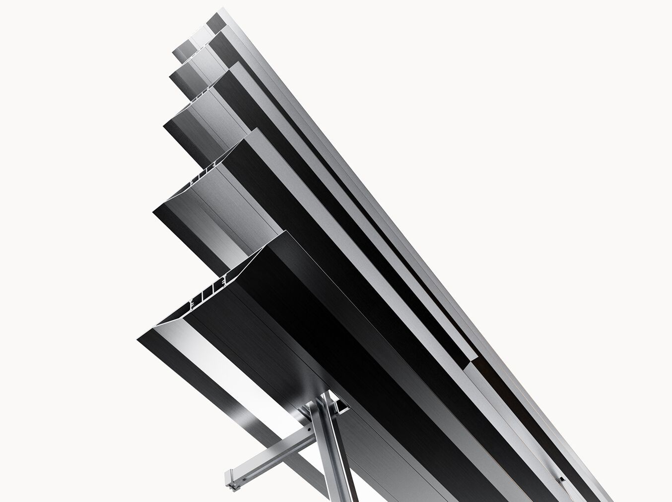 Алюминиевый настенный книжный шкаф BD Barcelona Aluminium ARCH-00134289 - Вид №5