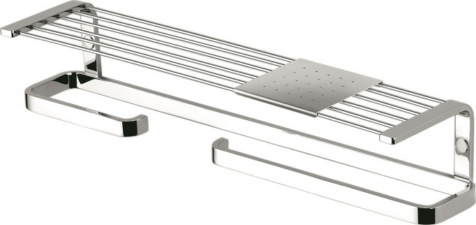 W4276.SX W4276S Полочка с держателями туалетной бумаги и полотенца COLOMBO TIME Colombo Design