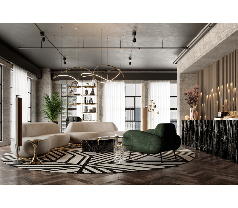 0-241 Монохромный буфет из искусственного мрамора Boca Do Lobo  - Вид №25