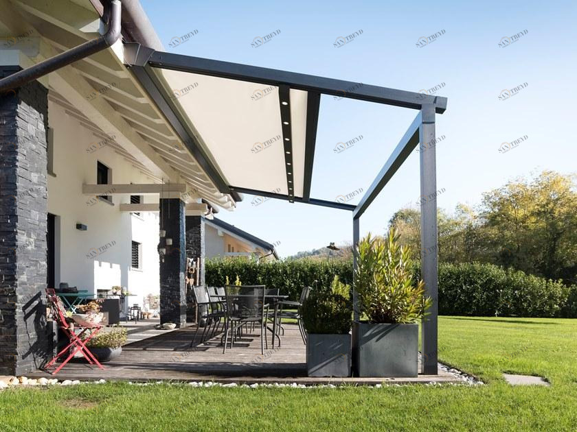 KE Outdoor Design Пергола с моторизованным тканевым чехлом Gennius sun-id-1465922