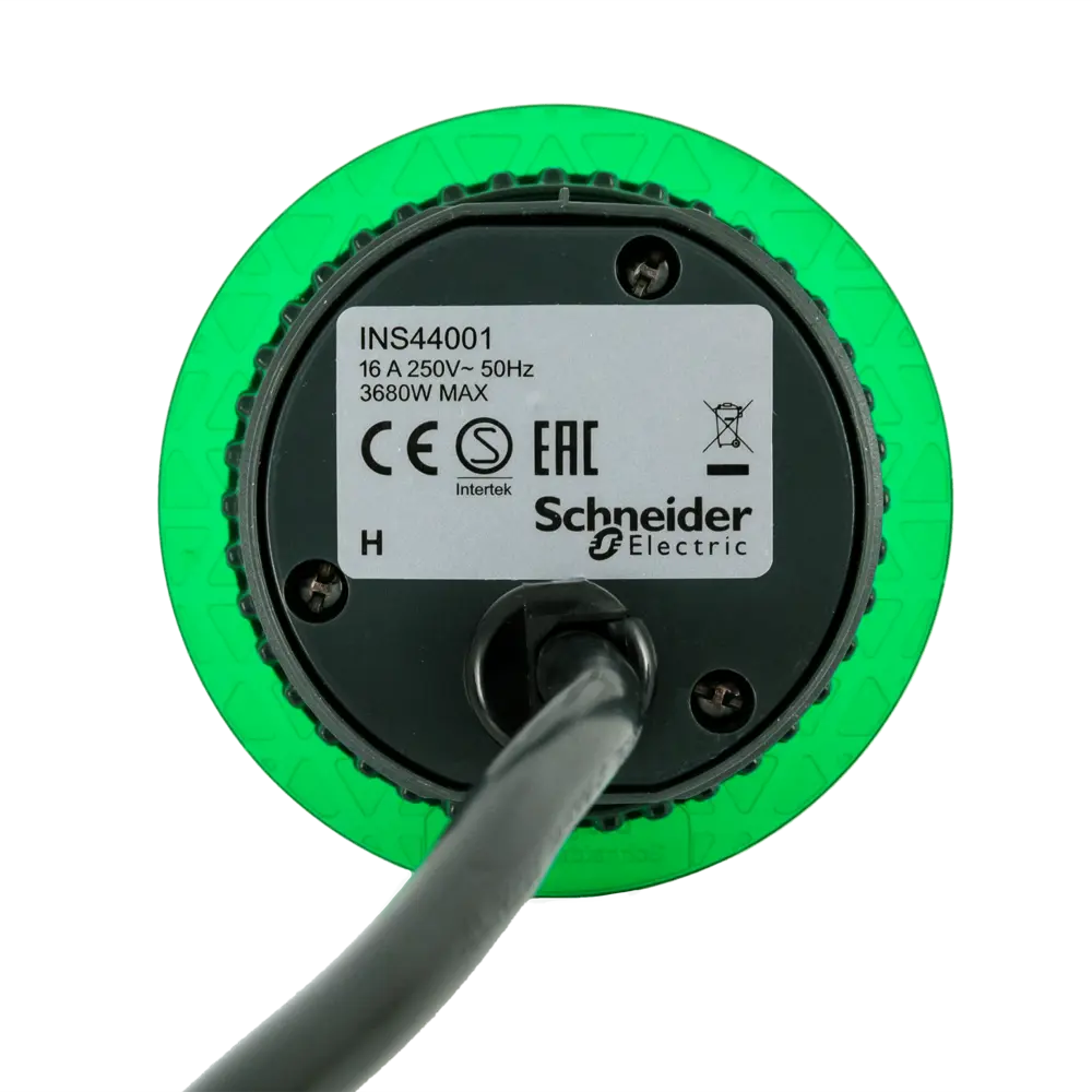 Розетка встраиваемая в столешницу Schneider Unica System 1 розетка с заземлением 2 м 3670 Вт цвет антрацит 82401602 STLM-2197015 SYSTEME ELECTRIC  - Вид №2