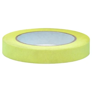 Лента малярная Unibob для изогнутых поверхностей 19 мм x 25 м цвет жёлтый