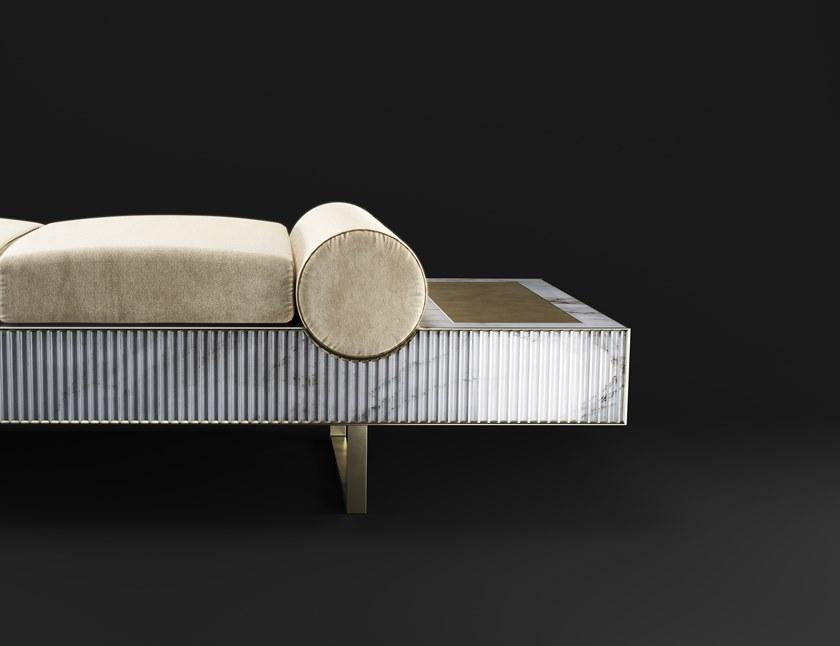 ROSSATO ARREDAMENTI Мягкая бархатная скамейка Home sun-id-1418101 - Вид №2