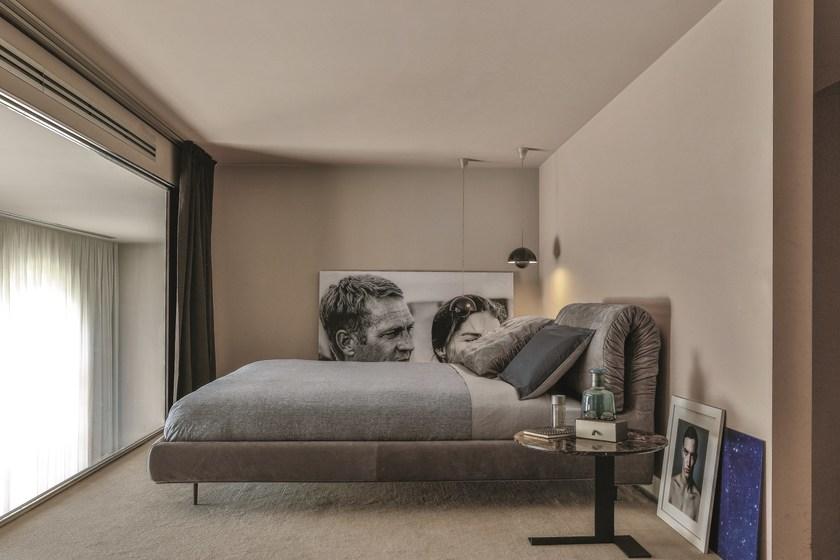 Arketipo Двуспальная кровать из ткани с мягким изголовьем sun-id-1486002 - Вид №4