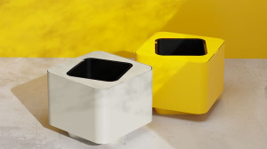 Квадратный низкий плантатор