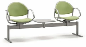 TALIN Сиденье на балке пола из ткани с подлокотниками Delfi