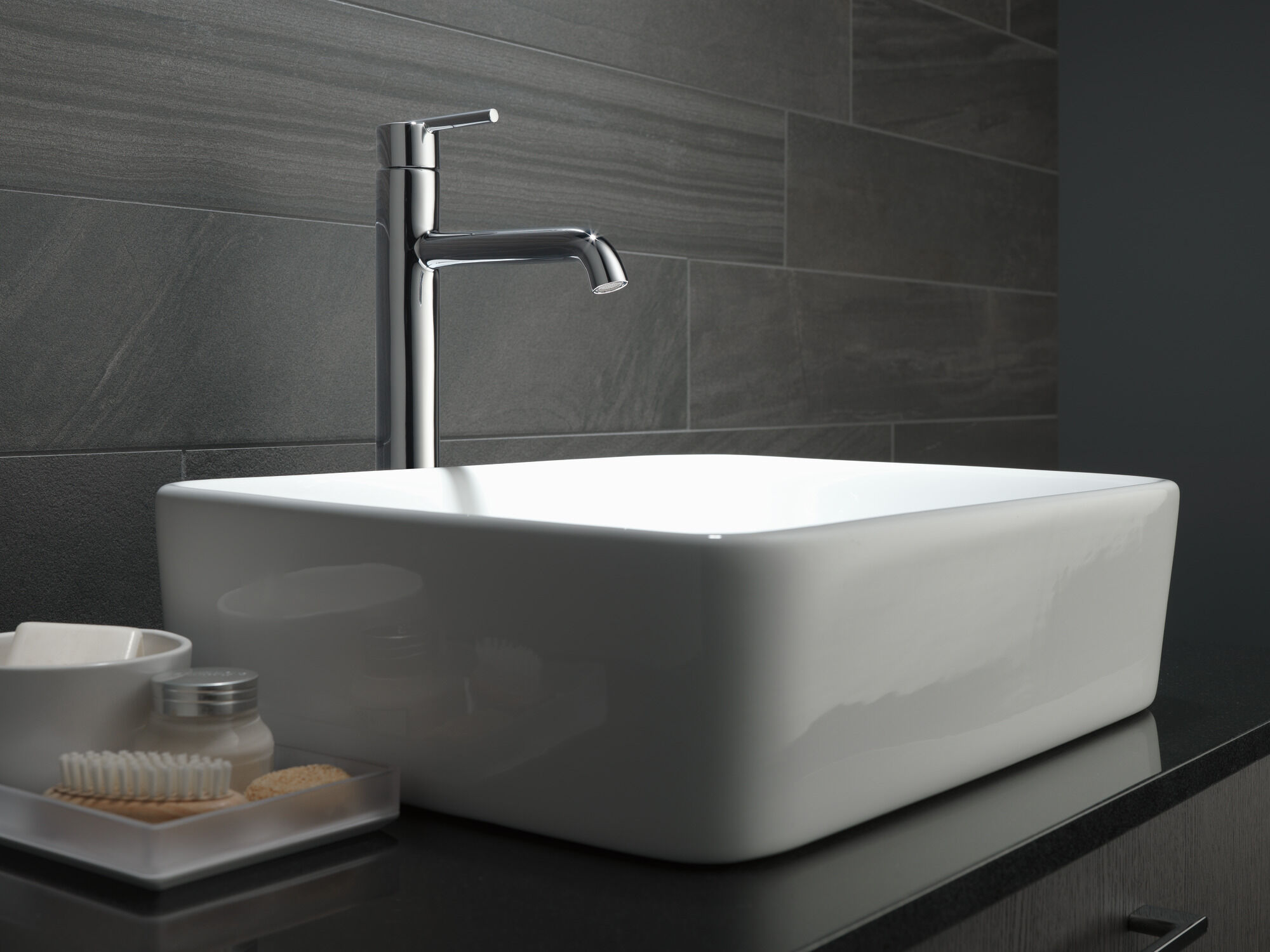 759-DST Смеситель для ванной комнаты с одной ручкой Delta Faucet Trinsic Хром  - Вид №2
