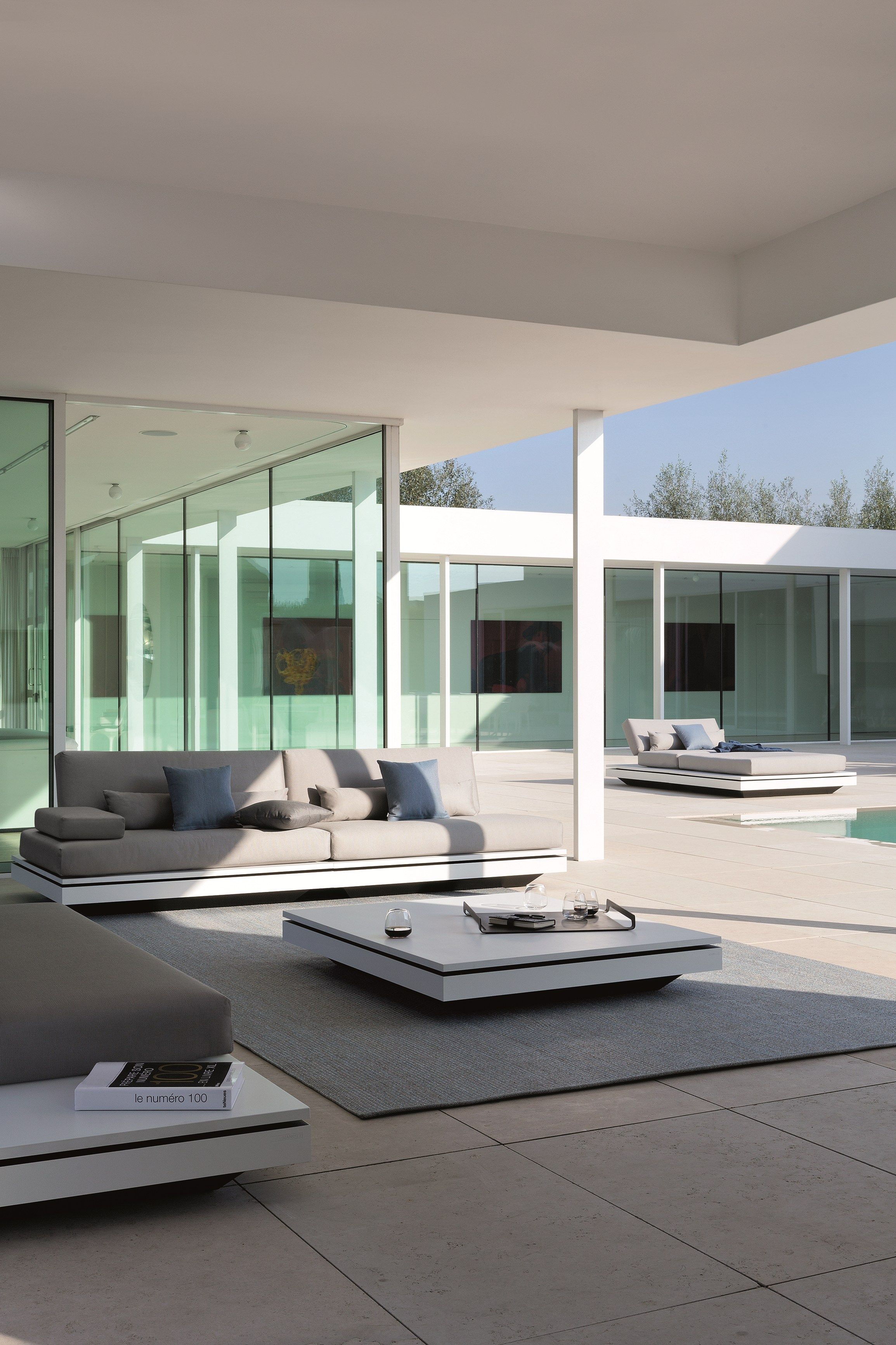 Алюминиевый прямоугольный садовый столик MANUTTI ARCH-00122209 - Вид №7