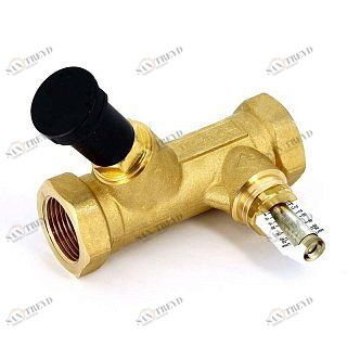 Вентиль WATTS балансировочный 1" ВР WattFlow с расходомером и "Memostop" SRV-IG. 5-50 л/мин 10010156