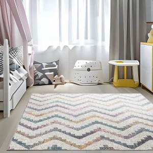 Santreyd Ковер Призма 100×200 см с фризе-ворсом, разноцветный 89376436