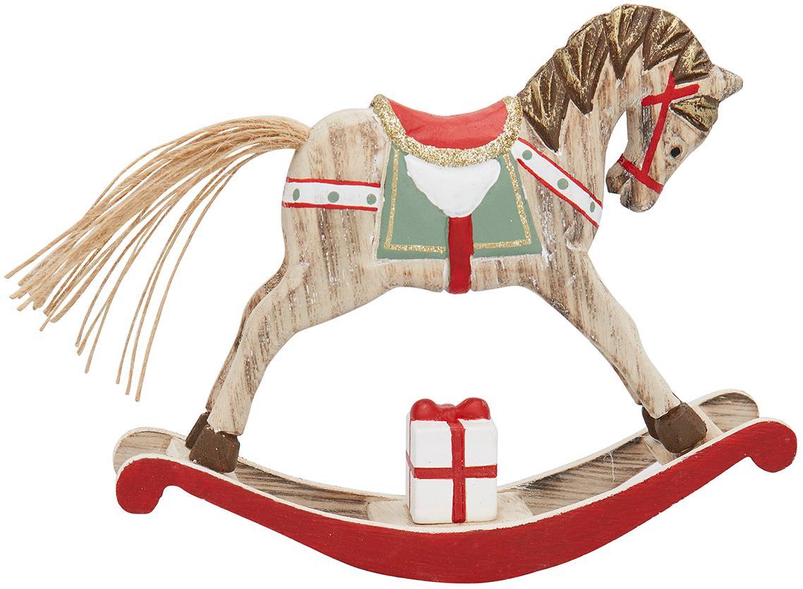 Декоративное украшение качалка horse red medium Greengate WOODECRMHOR1006