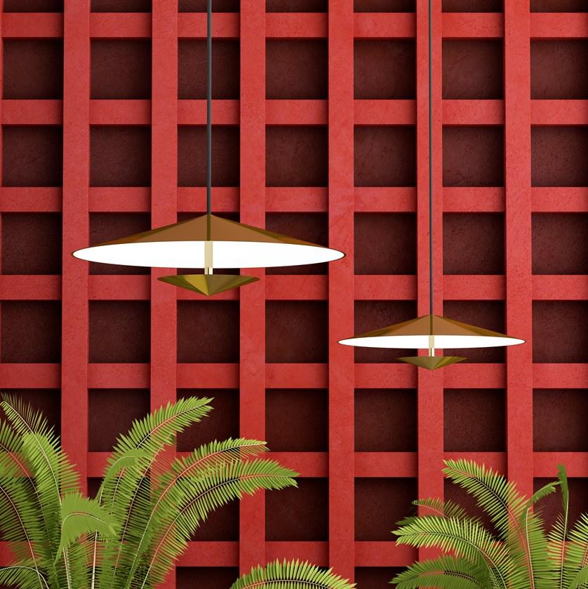 KAISHI Подвесной светильник из латуни Laos Ks6309s - Вид №10