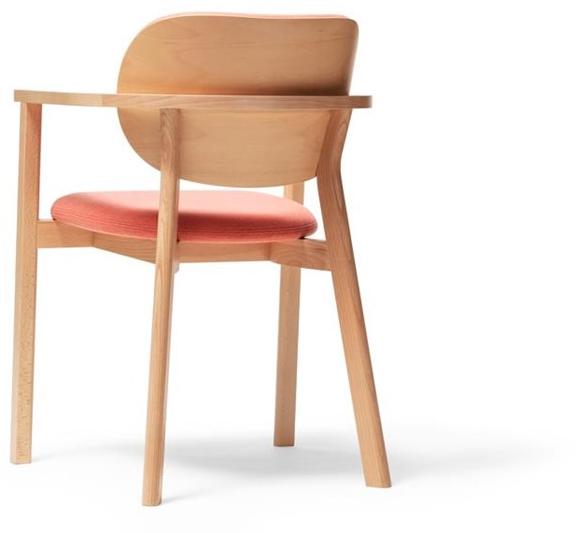 TON Стул из мягкой ткани штабелируемый с подлокотниками Santiago 02 sun-id-1425759 - Вид №3