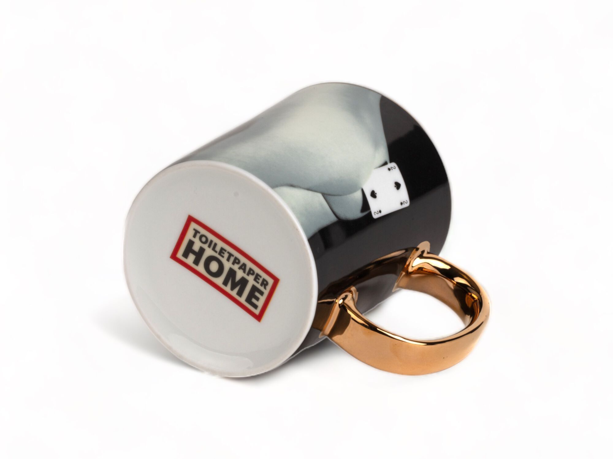 Фарфоровая кружка Seletti Seletti пользуется туалетной бумагой ARCH-00033399 - Вид №2