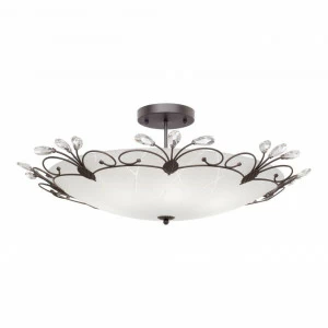 Потолочный светильник Silver Light Lotos 838.59.5 SILVER LIGHT LOTOS WENGE 202048 Белый;серебро