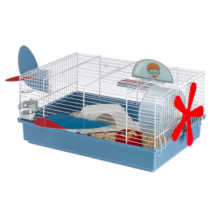 ПР0037903 Клетка для грызунов Criceti 9 Plane для хомяков 46x29,5x23см FERPLAST