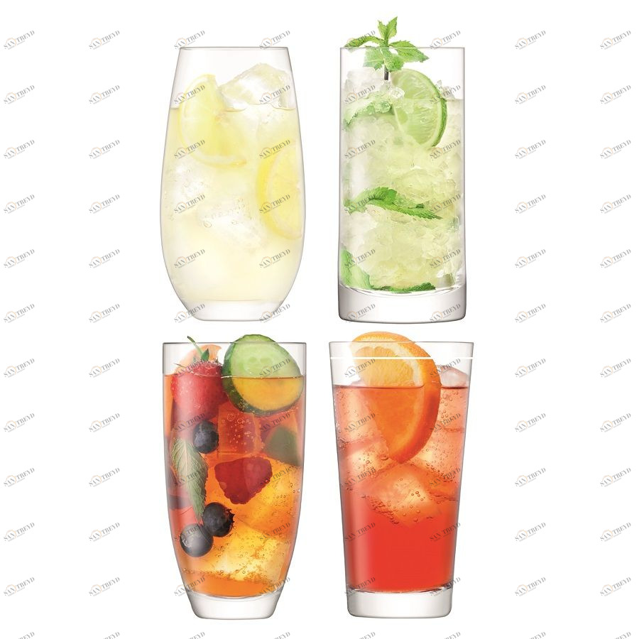 Набор из 4 хайболов Lulu, 425-510 мл LSA International G136200301