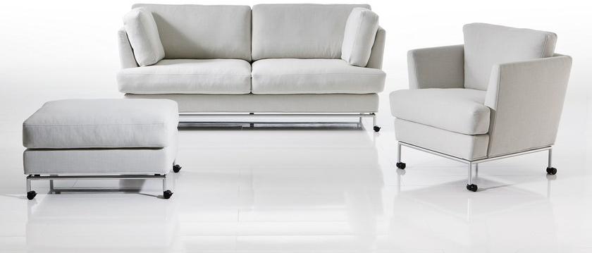 brühl Прямоугольная тканевая кровать-пуф на колесиках Carousel sun-id-1467494 - Вид №1