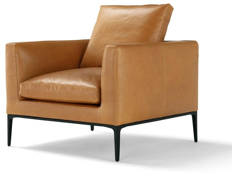 AMURA Кожаное кресло с подлокотниками Leonard Am024 010 - Вид №1