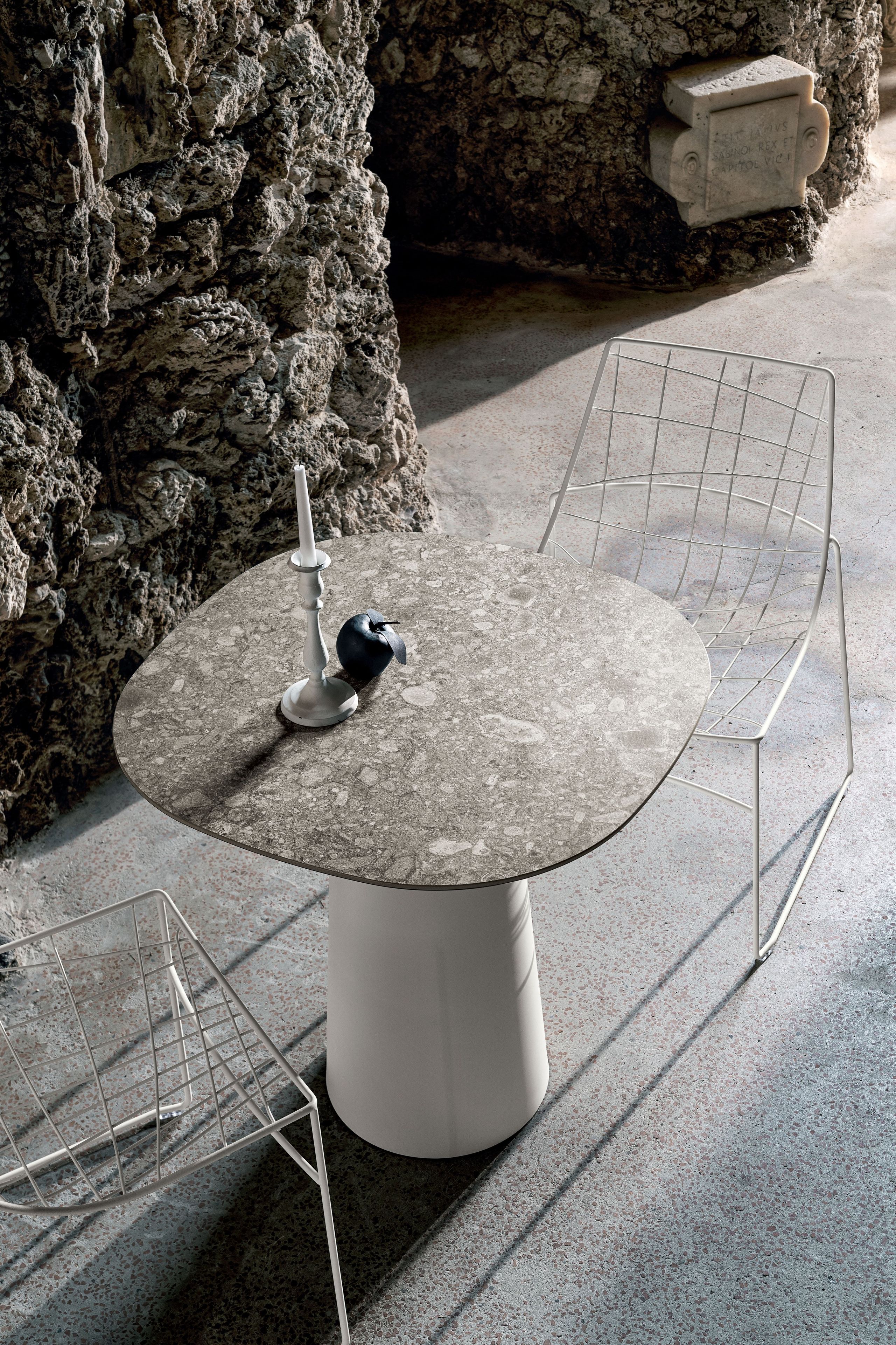 Стол из нержавеющей стали и хрусталя Sovet Italia ARCH-00127874 - Вид №2