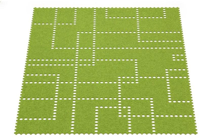 HEY-SIGN Однотонный войлочный коврик Stamp sun-id-1420721 - Вид №3