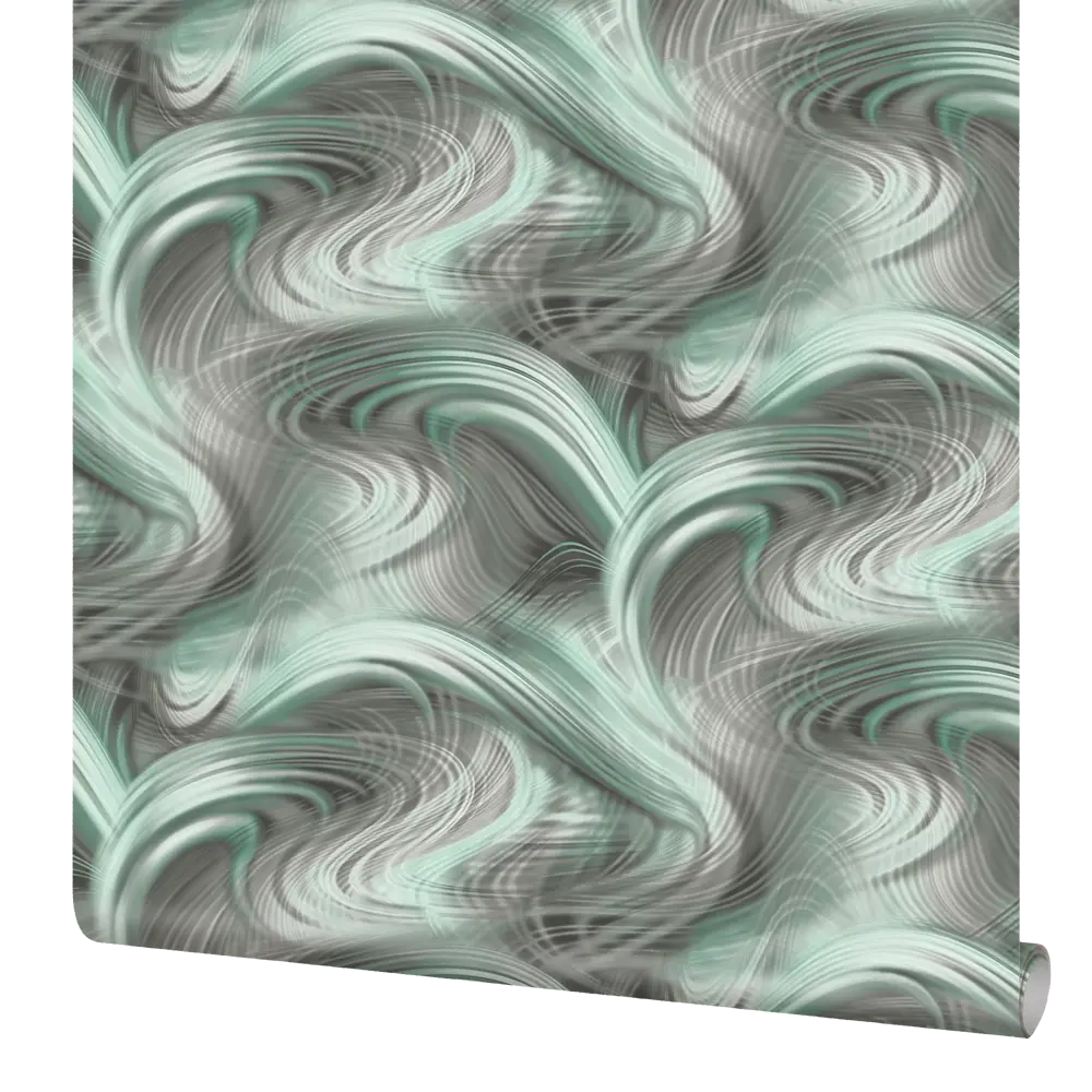 ELYSIUM Вега - флизелиновые обои зеленого цвета для стильного интерьера 89345109 STLM-0814785