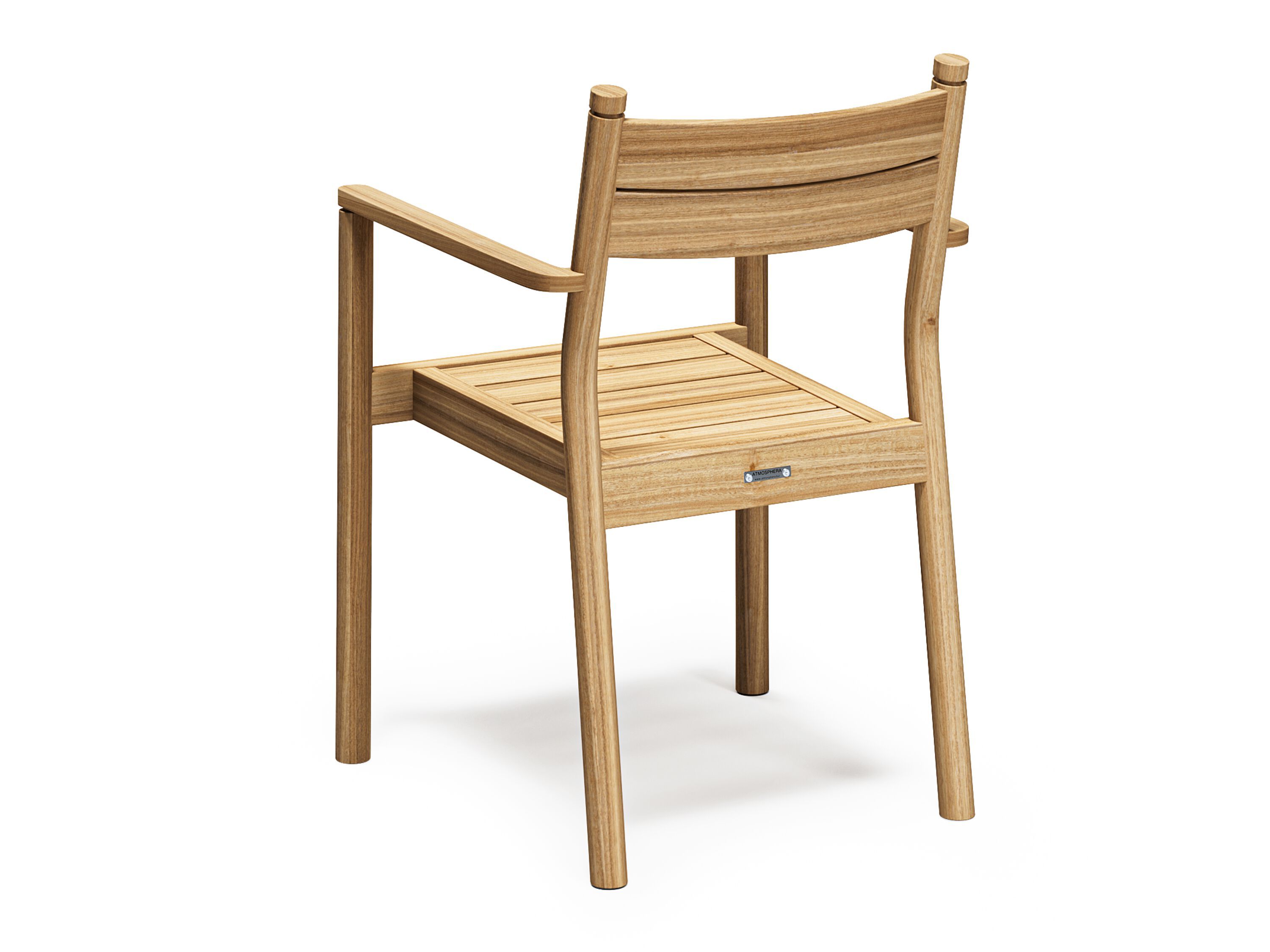 Деревянный штабелируемый садовый стул с подлокотниками Atmosphera Панама ARCH-00144422 - Вид №13