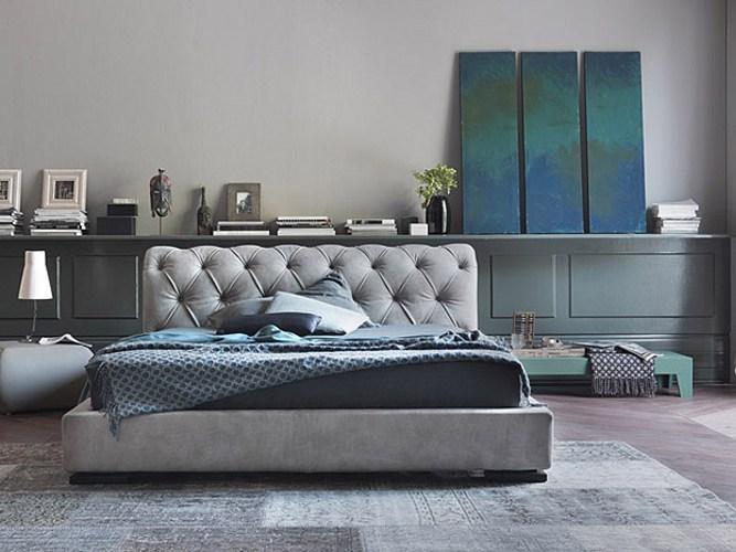 Bolzan Letti Двуспальная кровать с тафтинговым изголовьем sun-id-1355007 - Вид №3