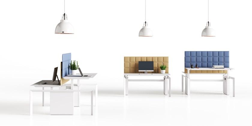 CUF Milano Перегородка стола из звукопоглощающей ткани Tetrix sun-id-1397154 - Вид №4