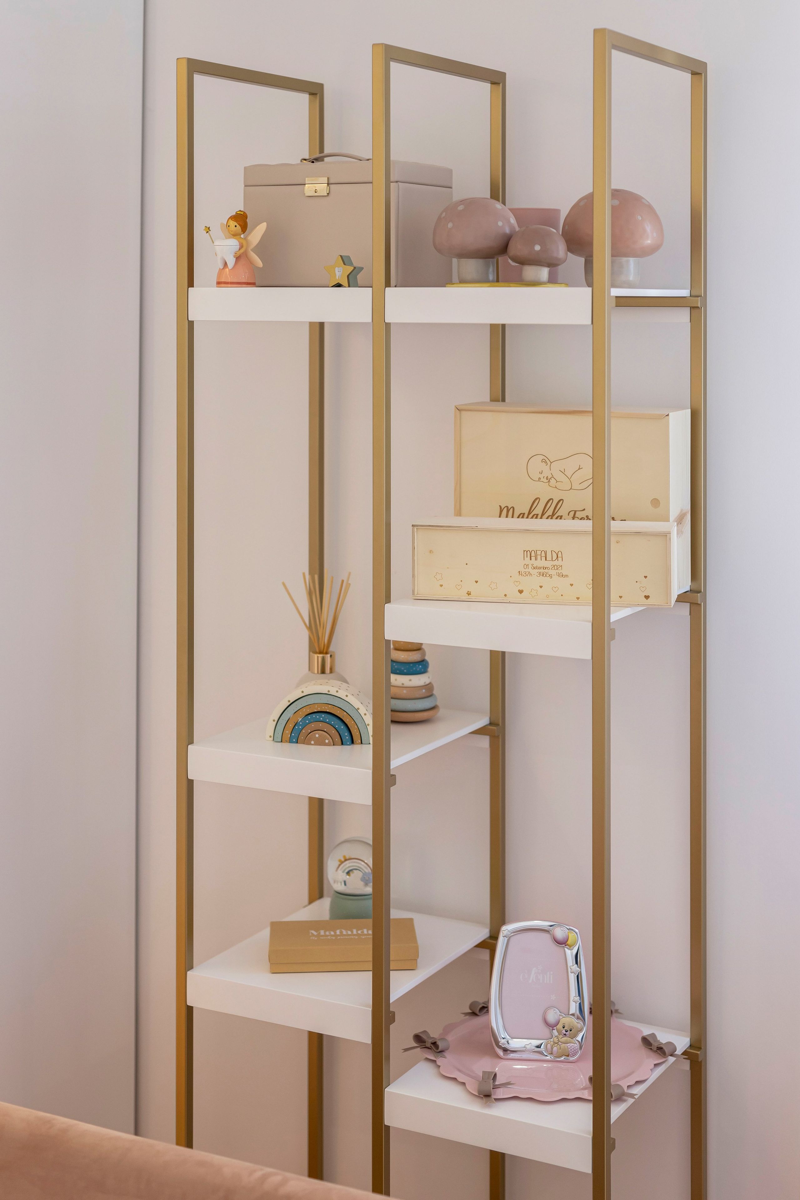 Железная двухсторонняя Книжная полка Stylish Club Slender ARCH-00029552 - Вид №5