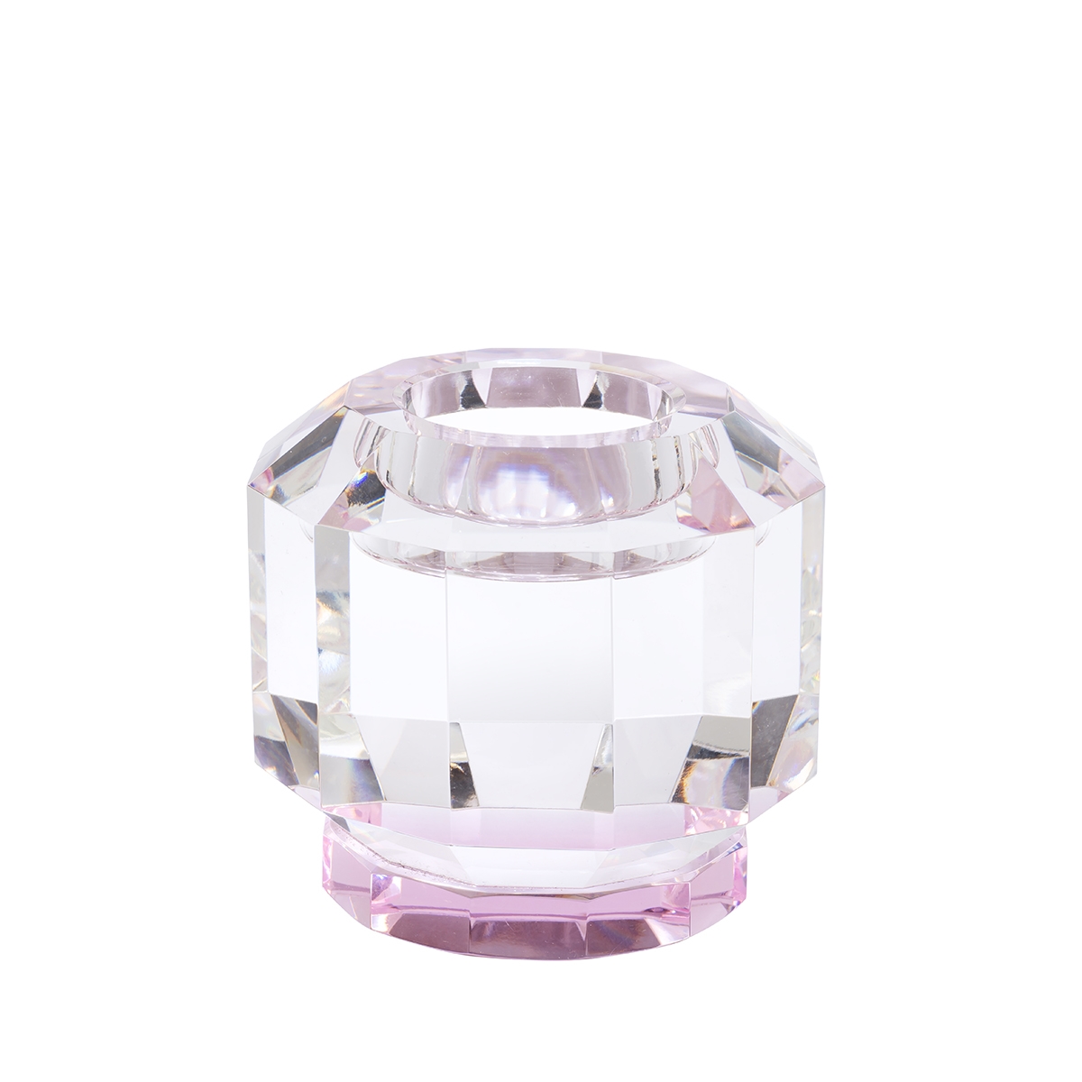 300202-C9 ABHIKA СВЕЧА. Кризис CLEAR/PINK  - Вид №1