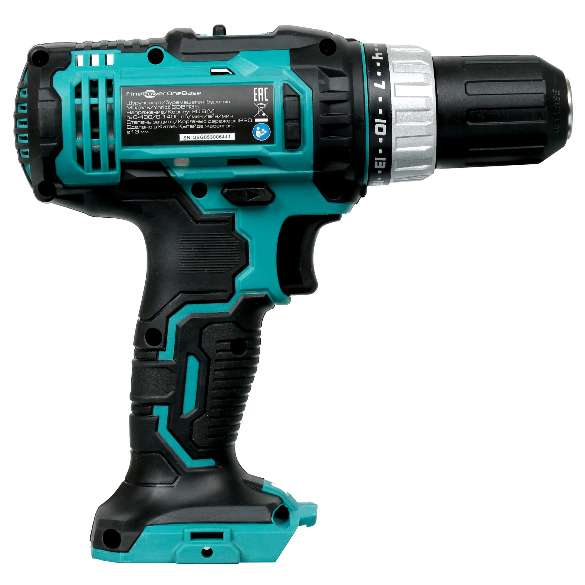 Дрель-шуруповерт FinePower CDBR35 OneBase20  , Без ЗУ, Без АКБ 4747491 STDN-0097871 - Вид №1