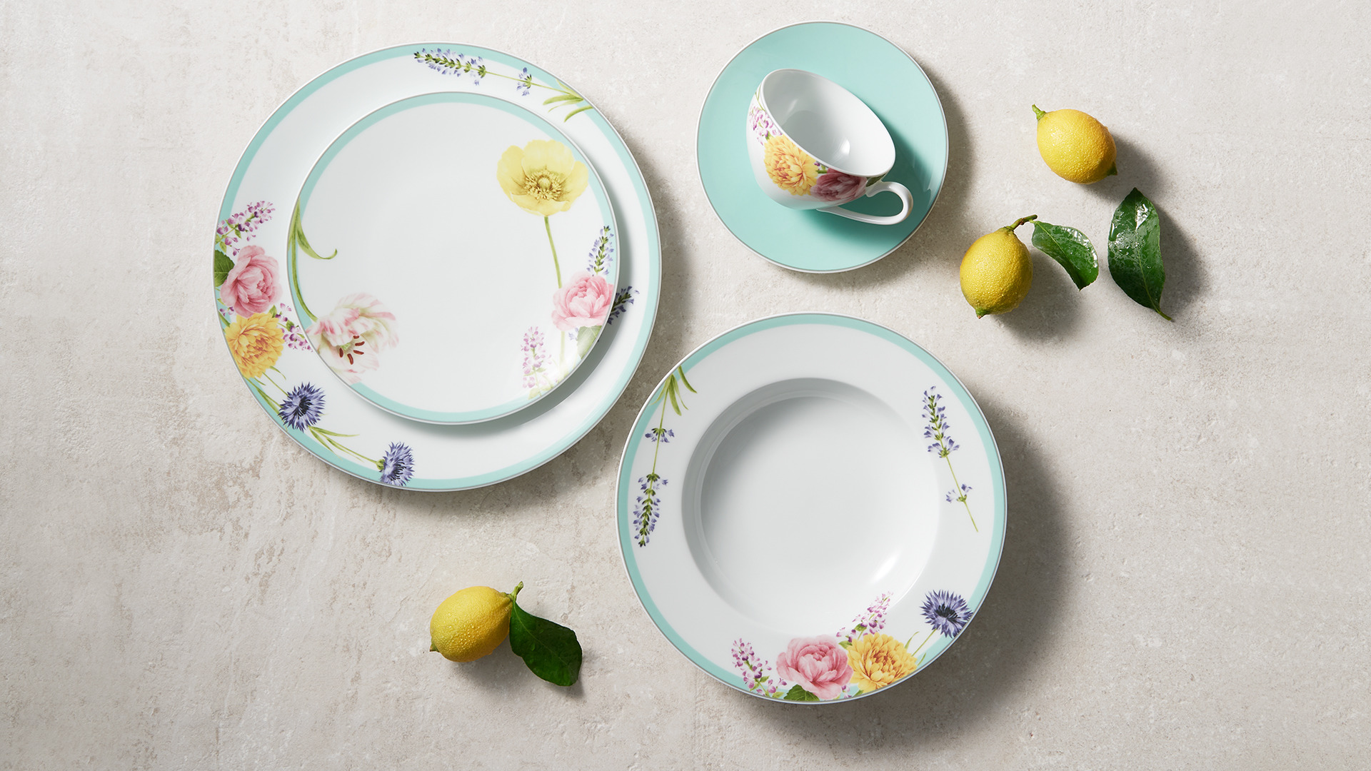 10637906 Noritake Тарелка десертная Noritake "Пикник в саду" 17см Фарфор  - Вид №1