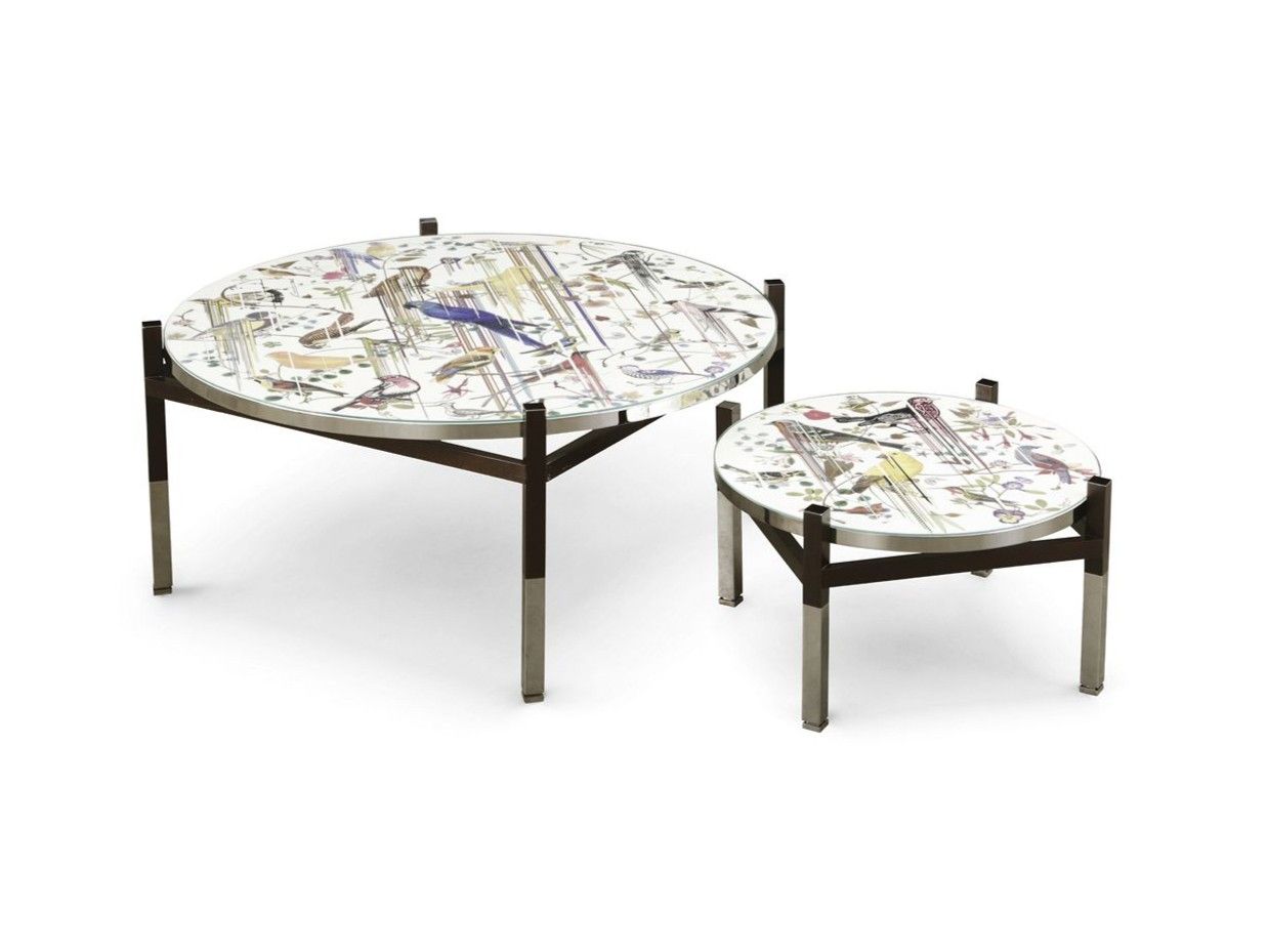 Многослойный круглый журнальный столик ROCHE BOBOIS Maison Lacroix ARCH-00086625