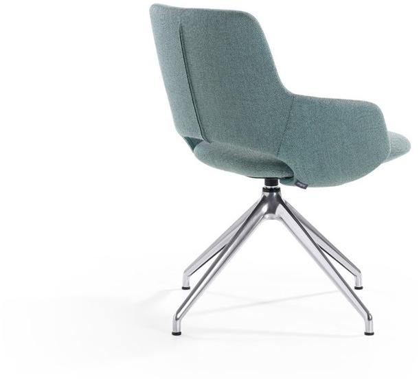 Artifort Вращающийся стул на козелке из ткани с подлокотниками Jima sun-id-1368282 - Вид №2