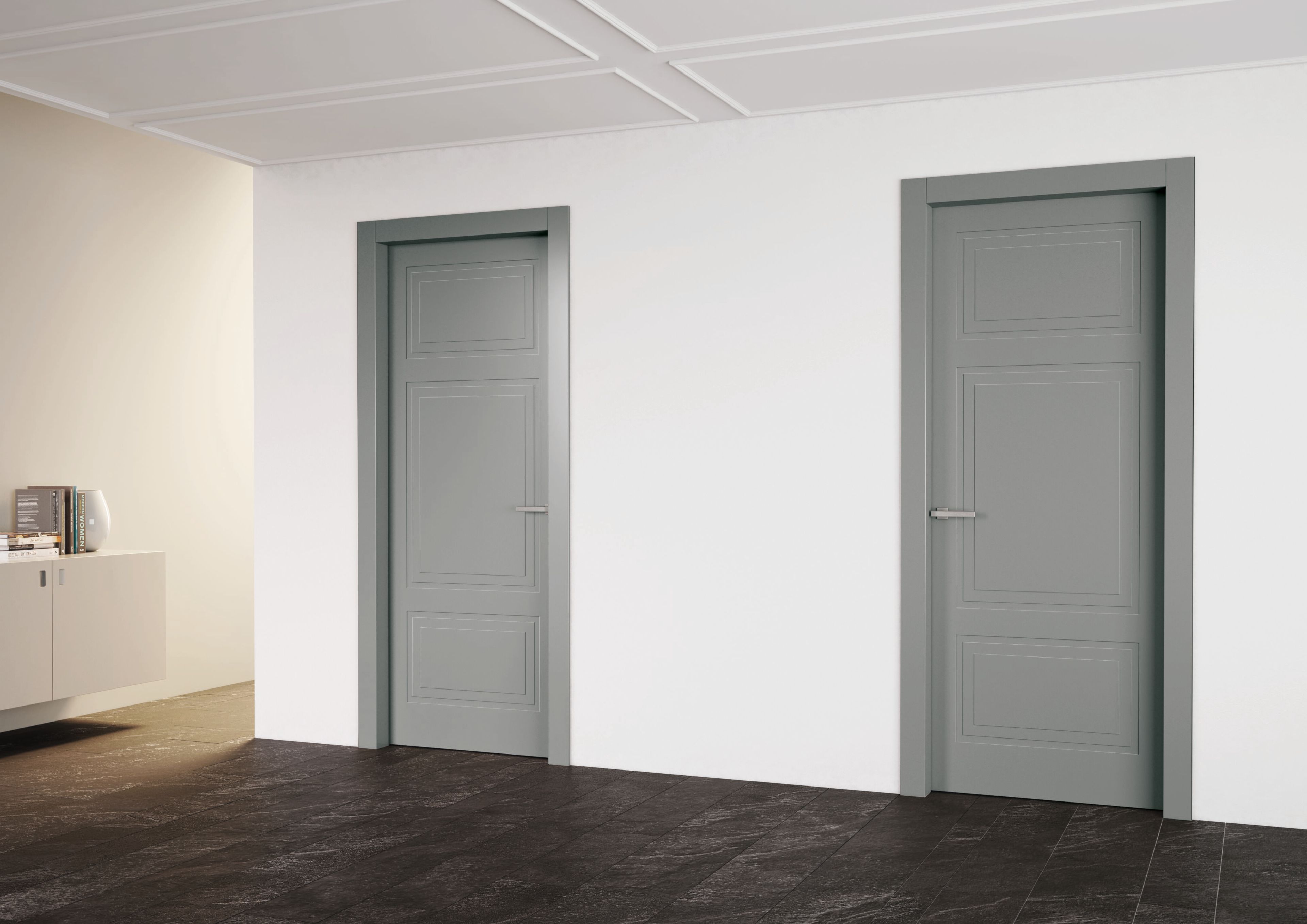 Деревянная дверь со скрытыми петлями PIVATO le porte UNICA ARCH-00106556 - Вид №16