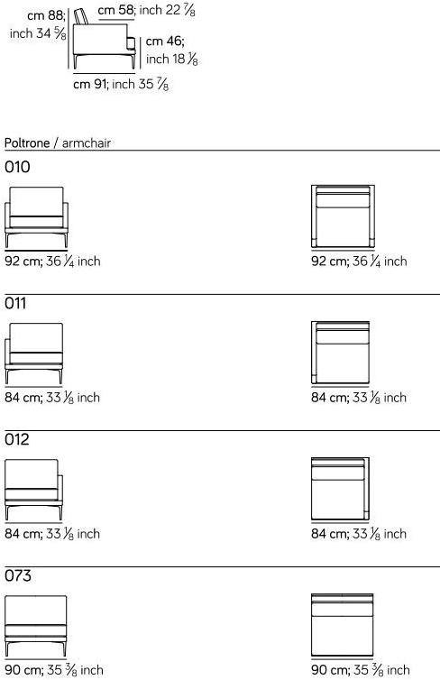 AMURA Кожаное кресло с подлокотниками Segno Am008.010 - Вид №2