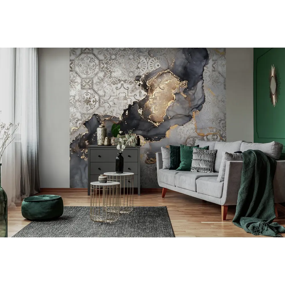 Фотообои Изысканный мрамор флизелиновые, 300x270 см, L13-193 84784581 STLM-2177884 FBRUSH 3D FLIZART - Вид №1
