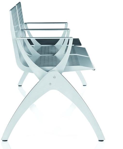 ALMA DESIGN Сиденье на стальной балке с подлокотниками Terminal sun-id-1403000 - Вид №2