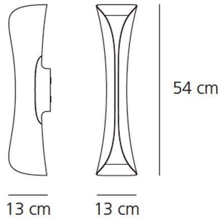 Artemide Светодиодный настенный светильник с прямым и отраженным светом из абс. Cadmo sun-id-1427640 - Вид №2