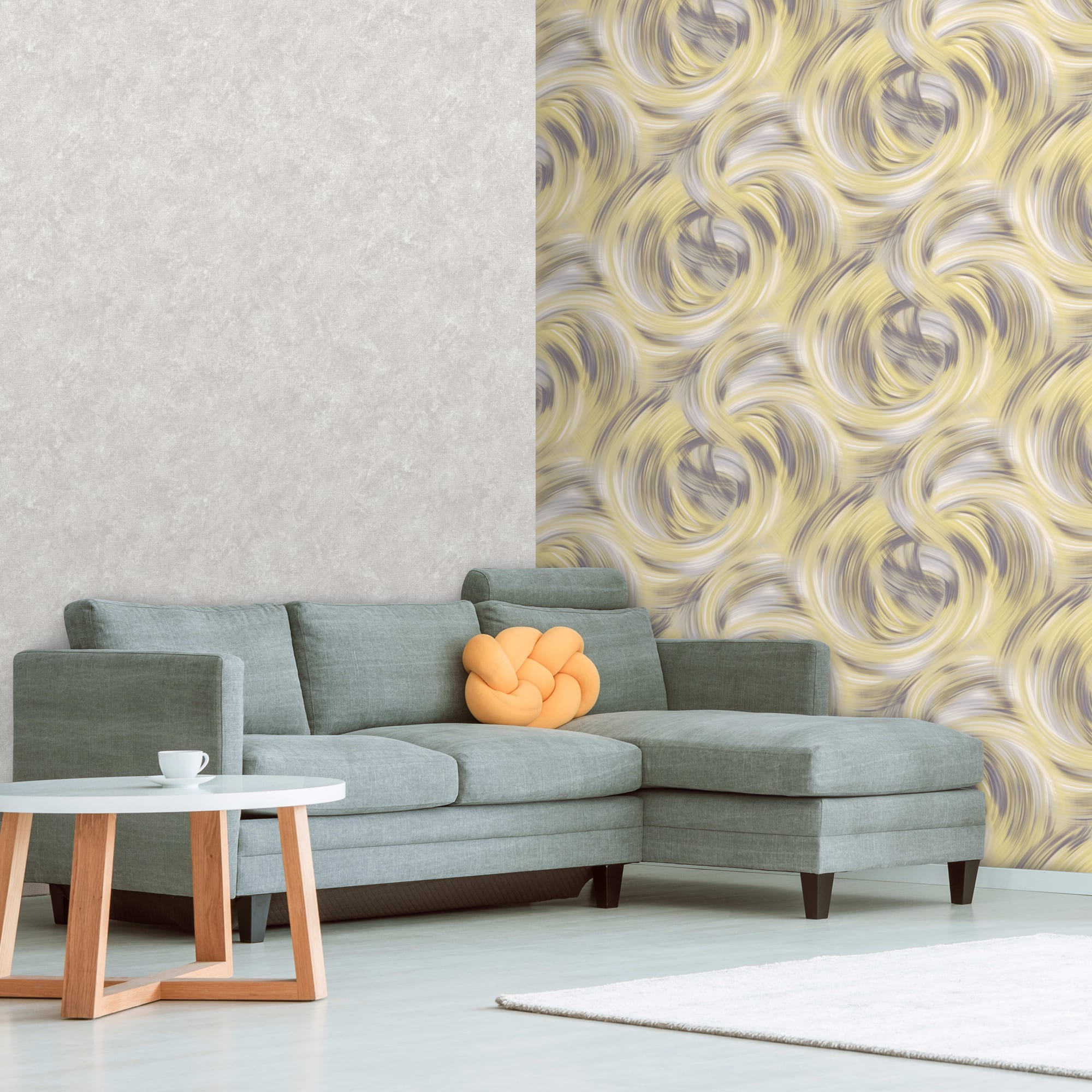 88476013 Обои флизелиновые Deco-Deco темно-серые 1.06 м DD6018-05 Energy Santreyd - Вид №3