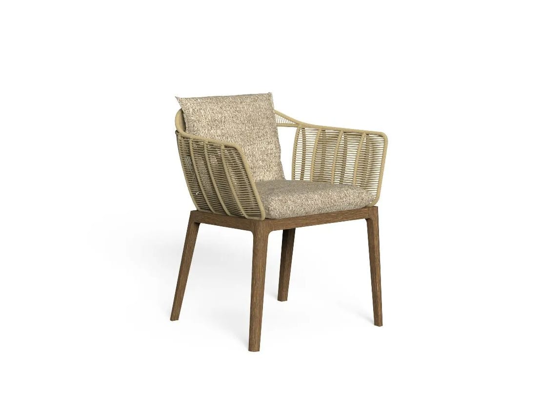 Садовый стул с подлокотниками Talenti Cruise Teak ARCH-00064927 - Вид №5