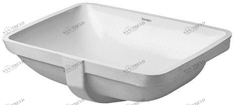 030549 Накладная раковина под столешницу  овальная Duravit Starck 3