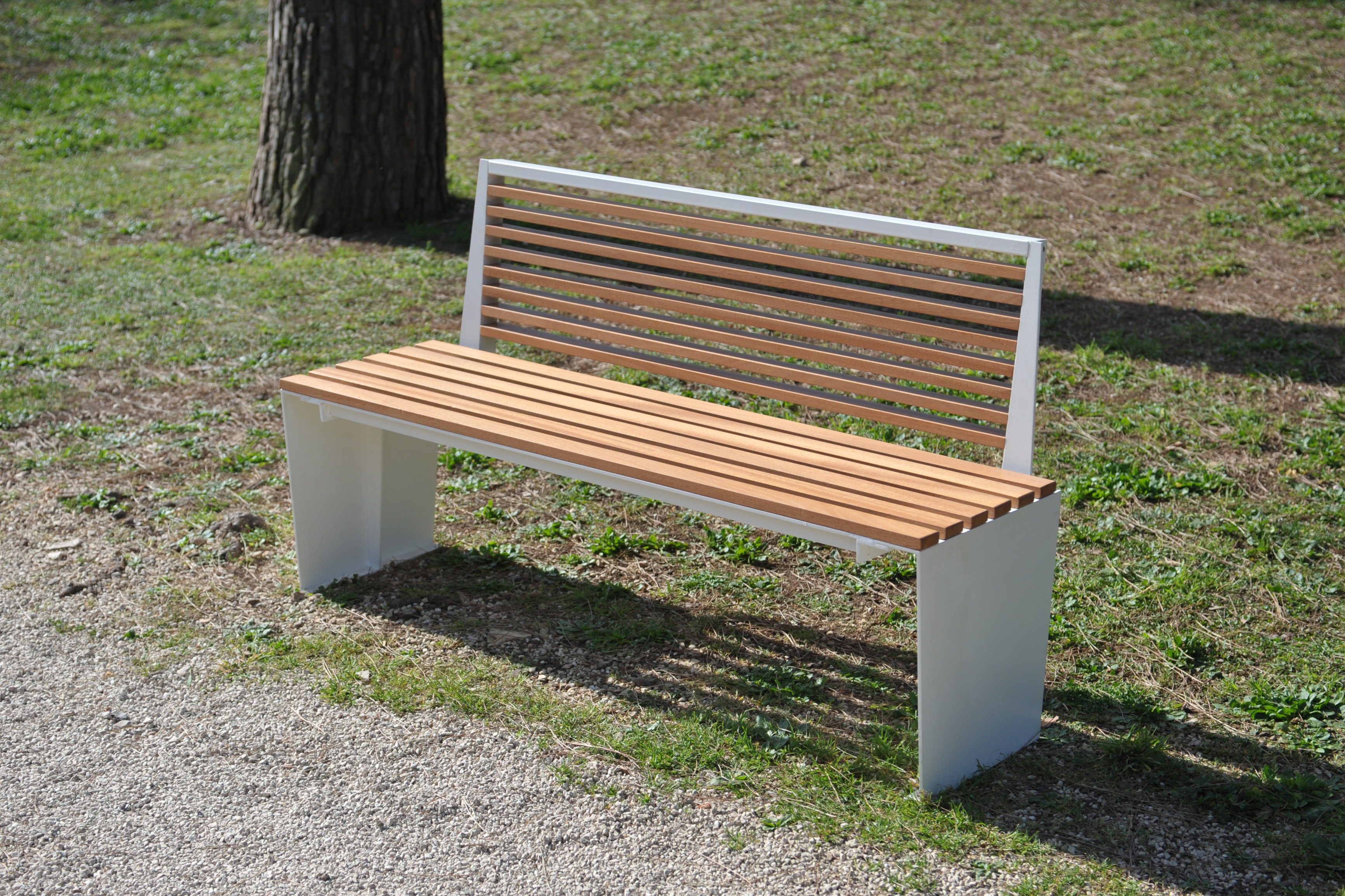 Деревянная и стальная скамья LAB23 Мэрилин ARCH-00104415 - Вид №3