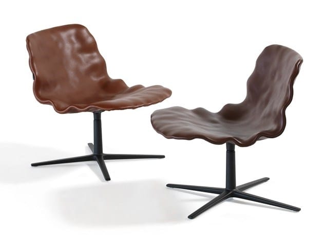 Кожаный спиц поворотный стул Bla Station Dent ARCH-00058274 - Вид №1