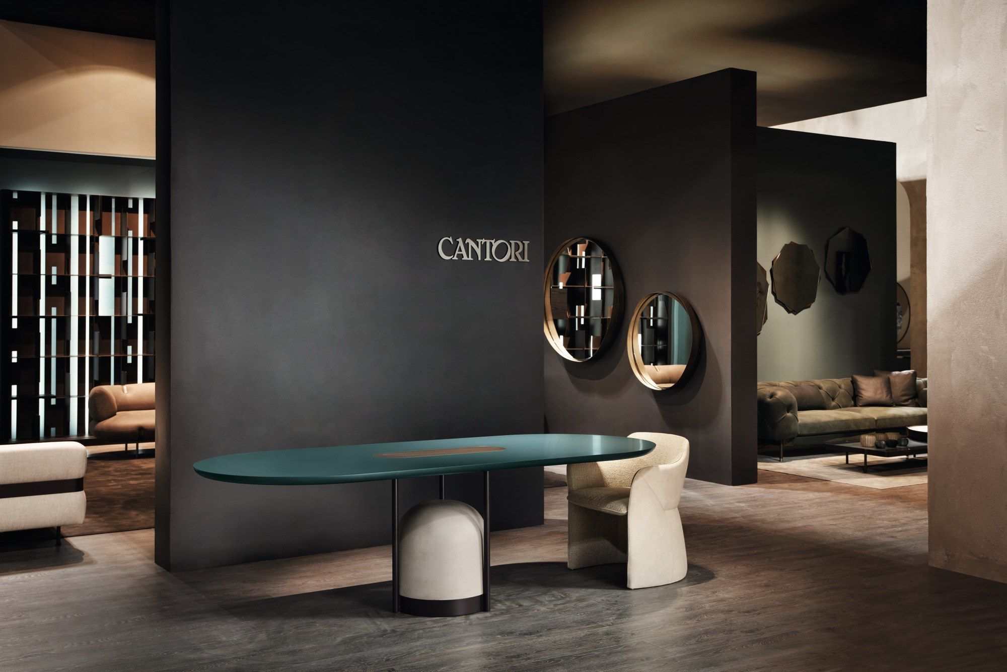 Настенное круглое зеркало с рамкой Cantori Роден ARCH-00084352 - Вид №7