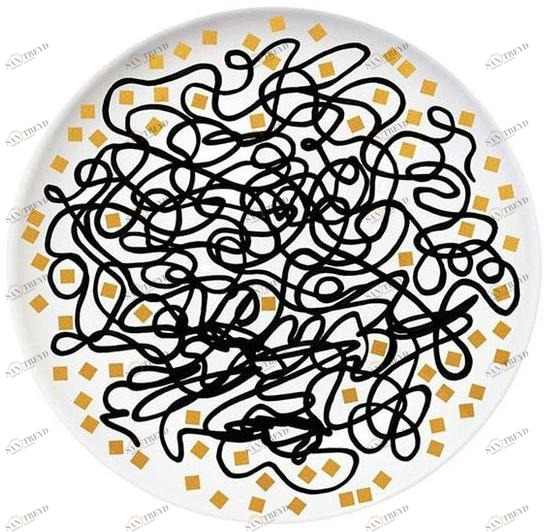 Kiasmo Керамическая тарелка Prose 2015kddpros