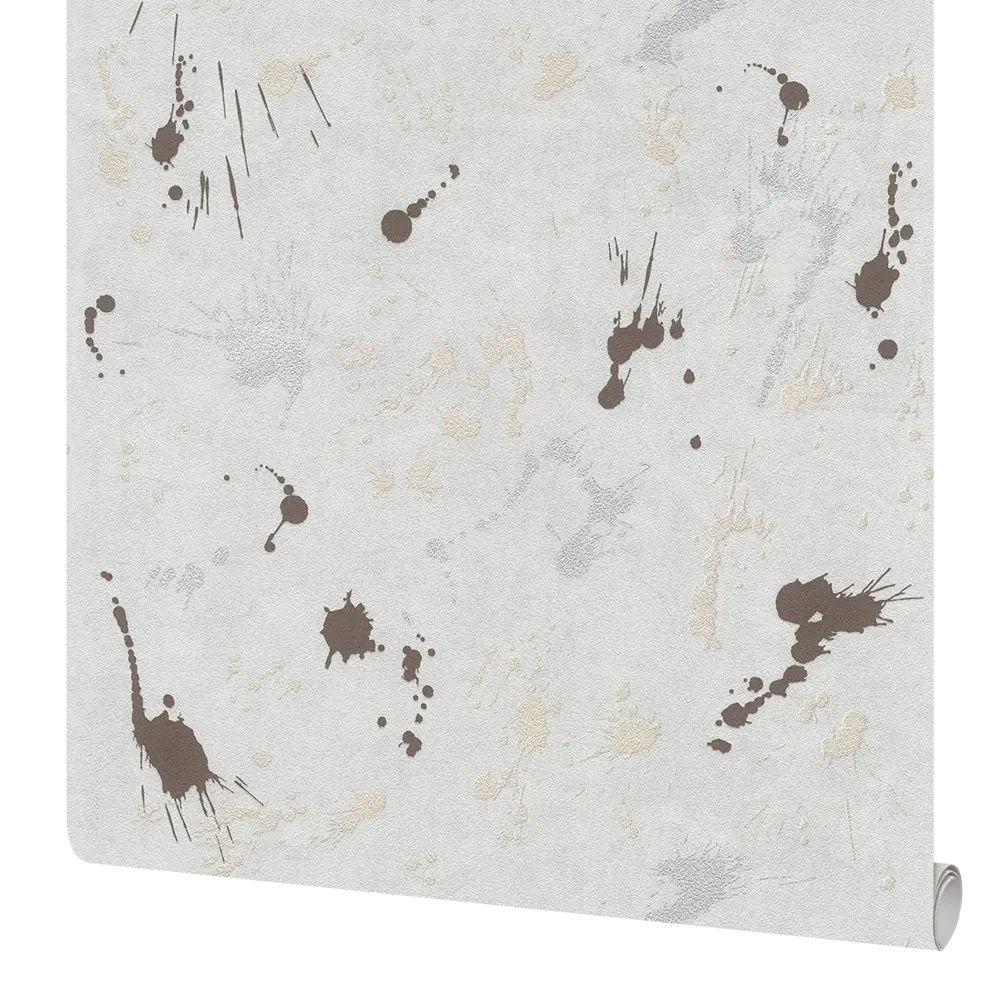 Московская обойная фабрика Дроп: текстурированные бумажные обои в бело-черных тонах 89369359 STLM-0816381