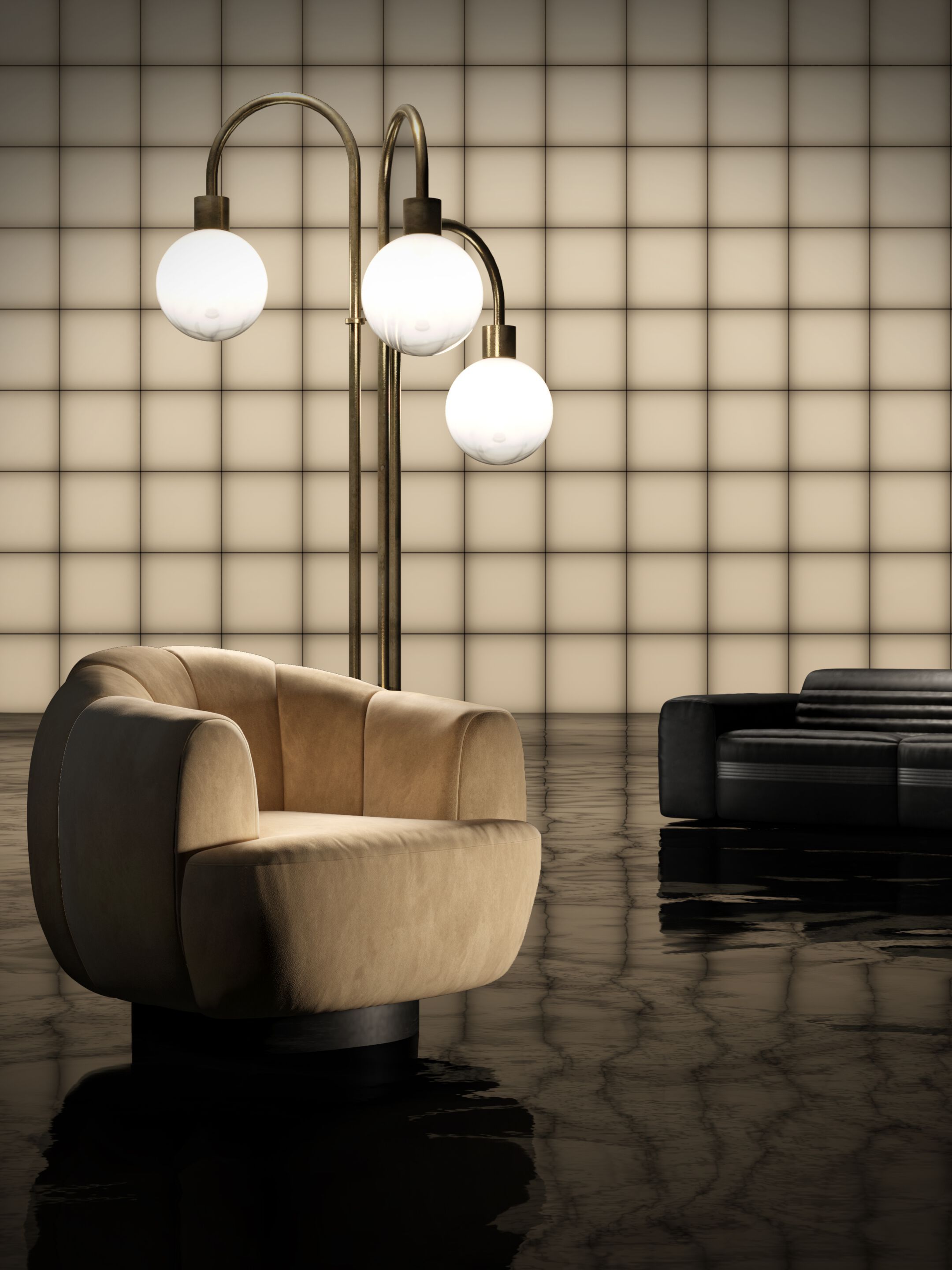 Кожаное кресло с подлокотниками GIOPAGANI ORNELLA ARCH-00063178 - Вид №4